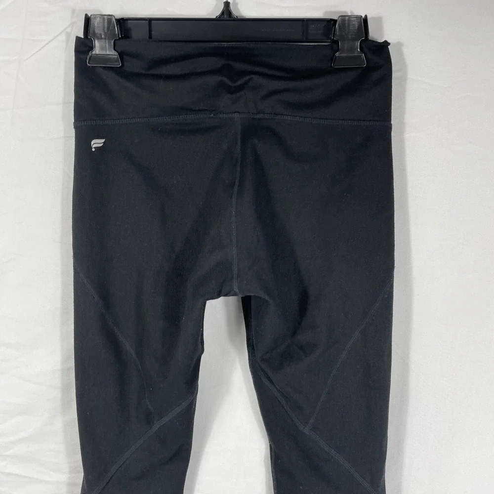 Fabletics Leggings Women's Size‎ XS Black Powerhold Stretch Athleisure Laced